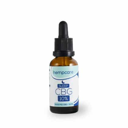 Sleep Hempcare CBG 10% 30ml flesje vista frontal