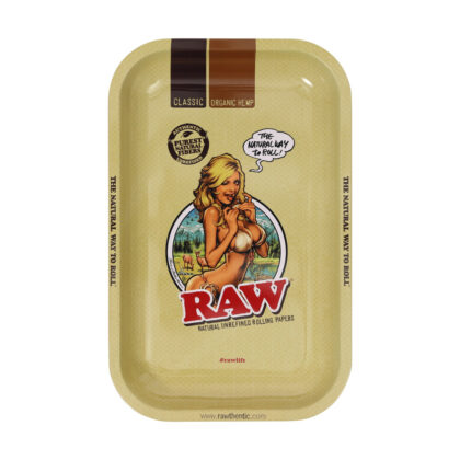 Raw Girl Small Rolling Tray The Headshop Online