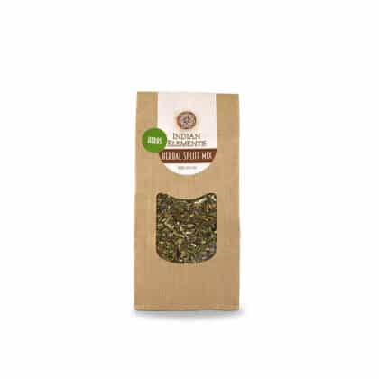 Vista frontal da mistura Herbal Spliff Indian Elements