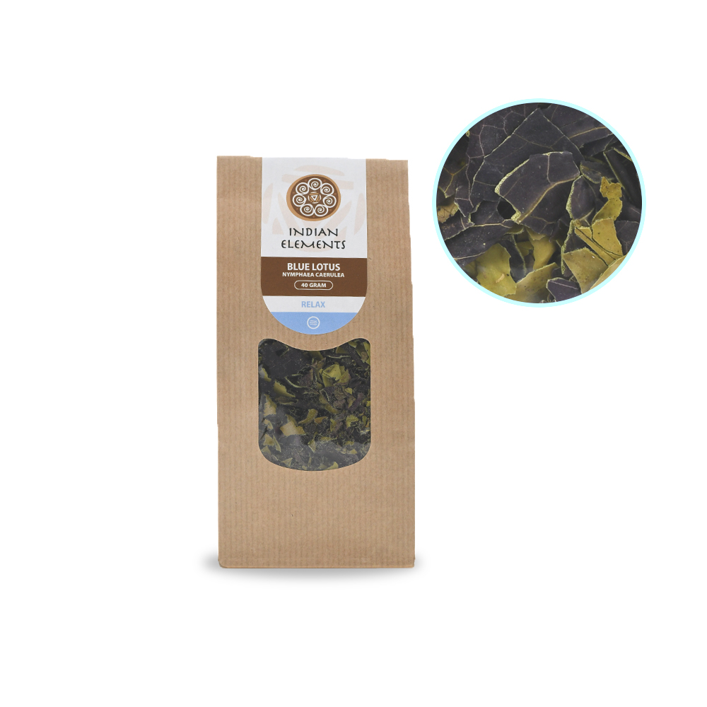 Blue Lotus Leaves Front view + Contents