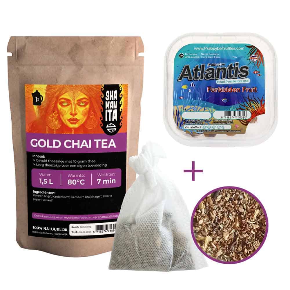 Euphoric Tea: Atlantis 15 grams Gold Chai Tea