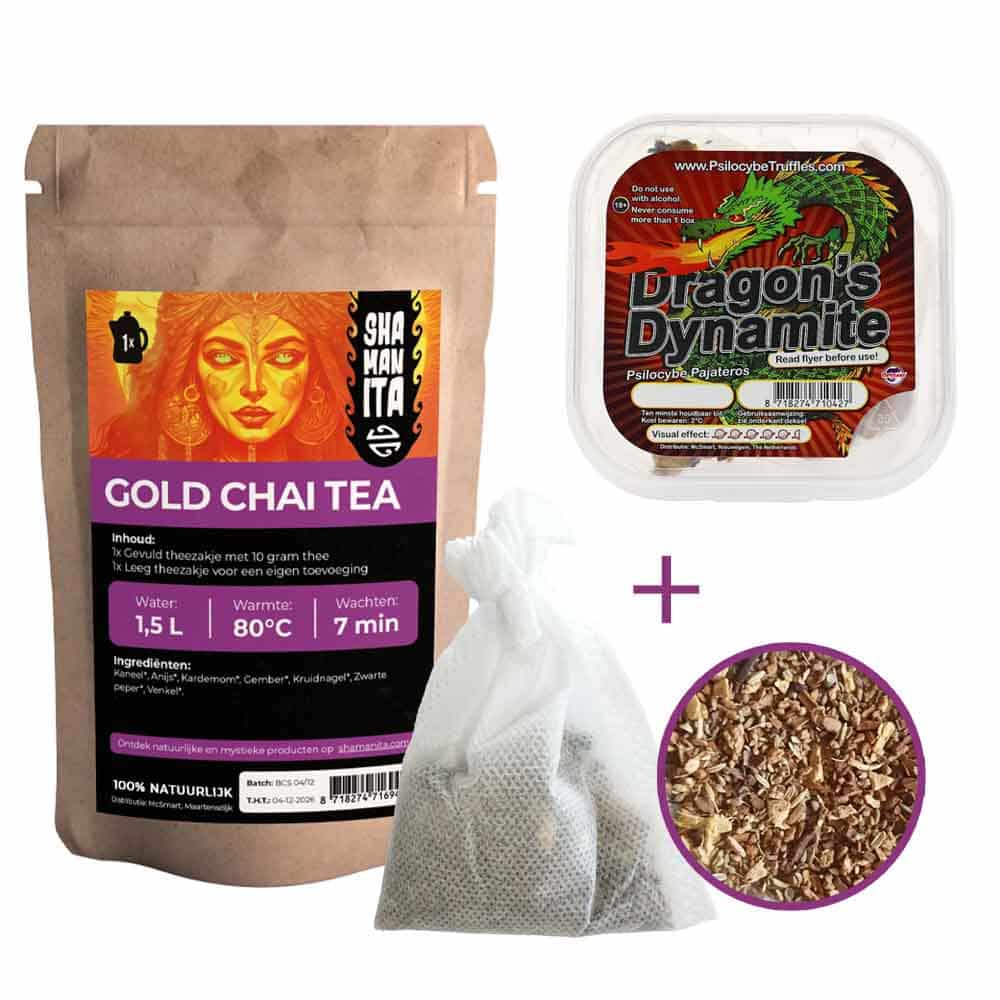 Tripping Tea: Dragon’s Dynamite 20 grams Gold Chai Tea