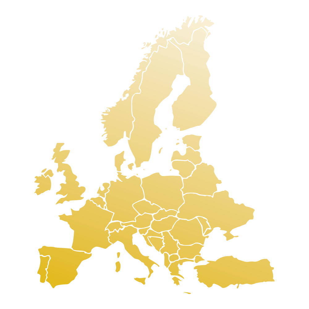 Mappa dell'Europa