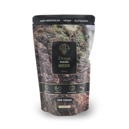 Chaga 200 gram front pouch