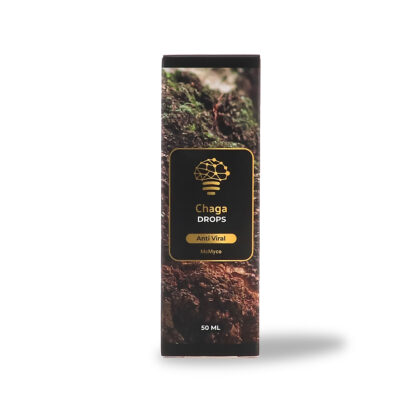 Chaga Drops front view