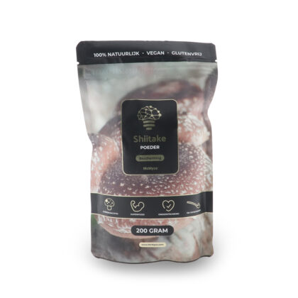 Shiitake 200 gram front pouch