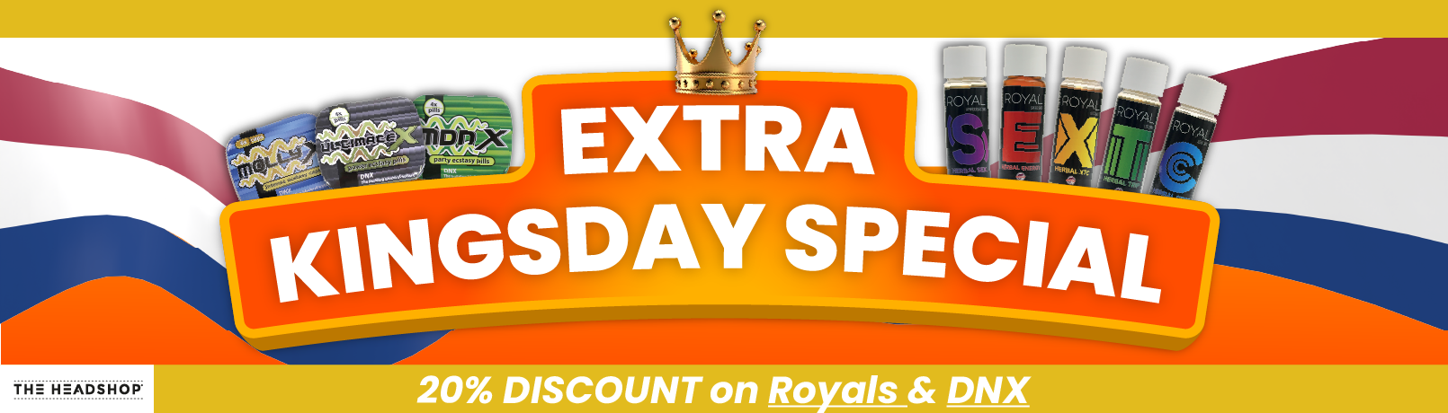 Extra Koningsdag Special Shroomshop Wide
