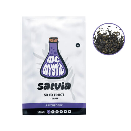 Salvia 5x 1g front view + content