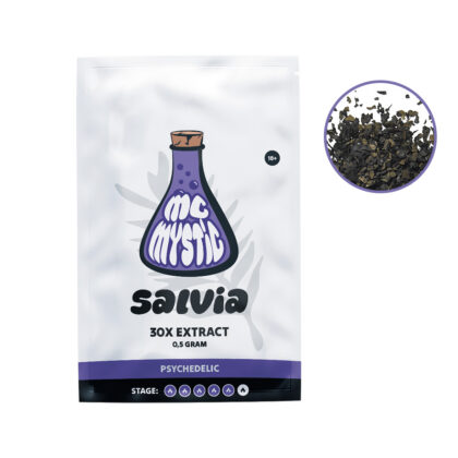 salvia 30x 0,5 mcmystic front view + content