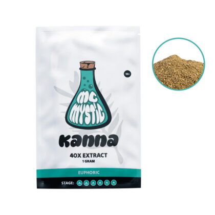 Kanna 40x 1 gramme Vue de face + contenu McMystic