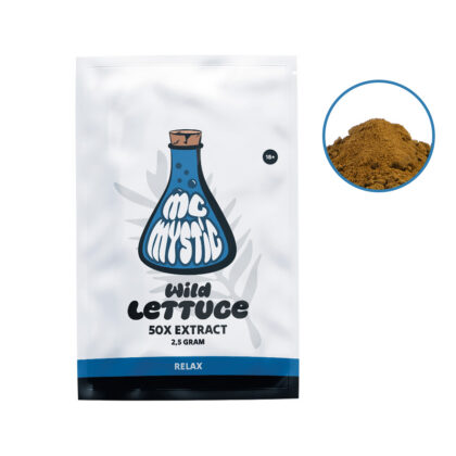 wild lettuce 50x extract mcmystic front view + contents